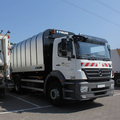 Bremen waste management rubbish truckof the Bremen waste management