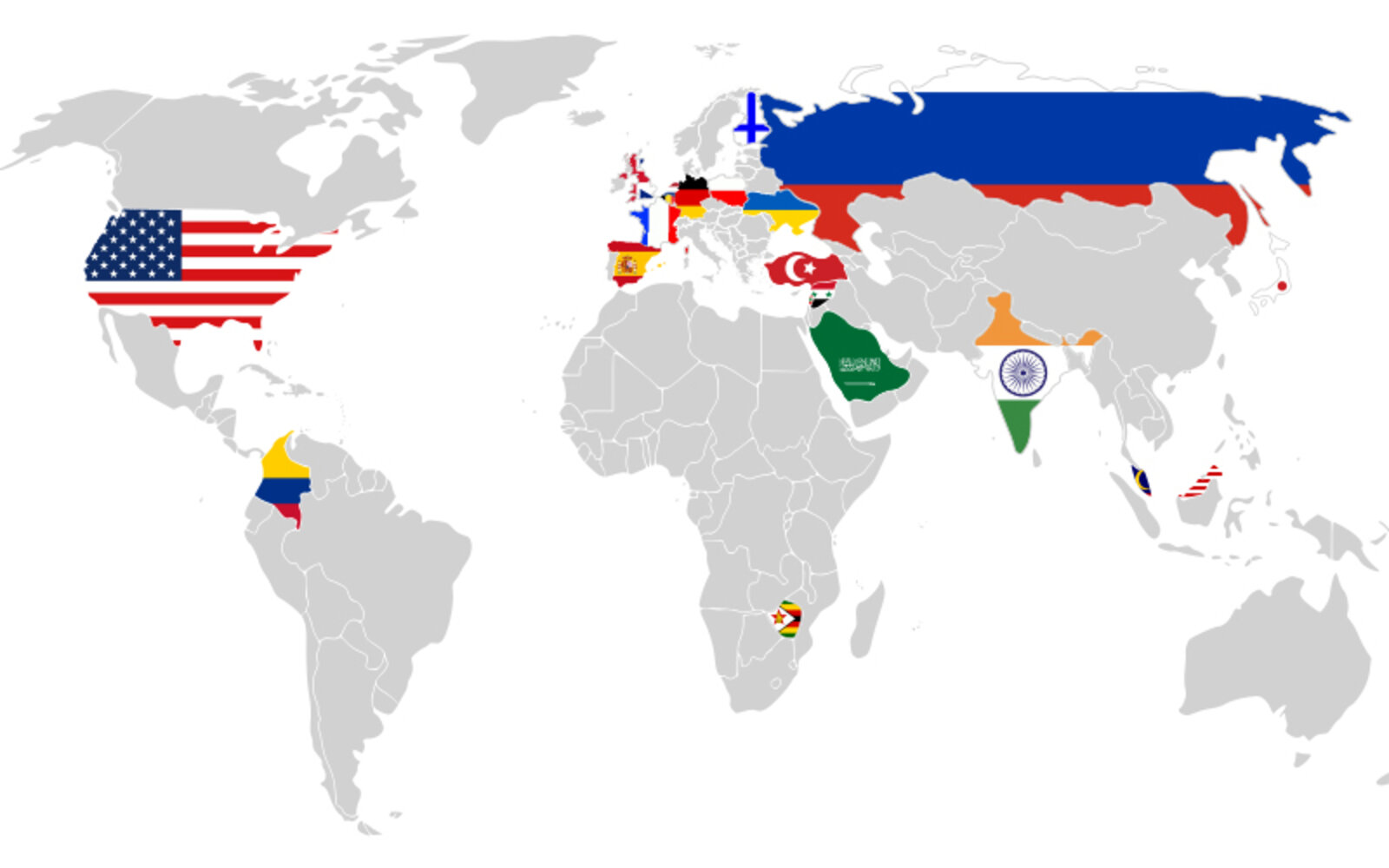 Diversity at deister electronic grey world map with country flags