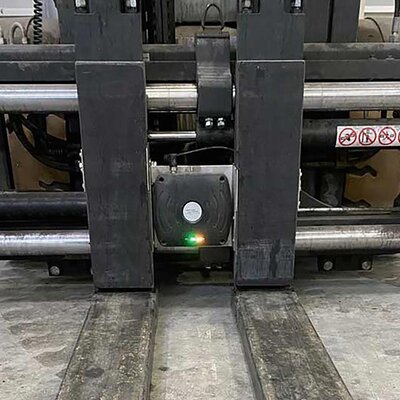 Forklift truck with TSU 200 Forklift truck with TSU 200