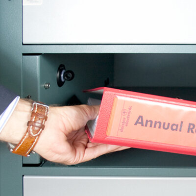 Manage folders securely folder is placed in a locker