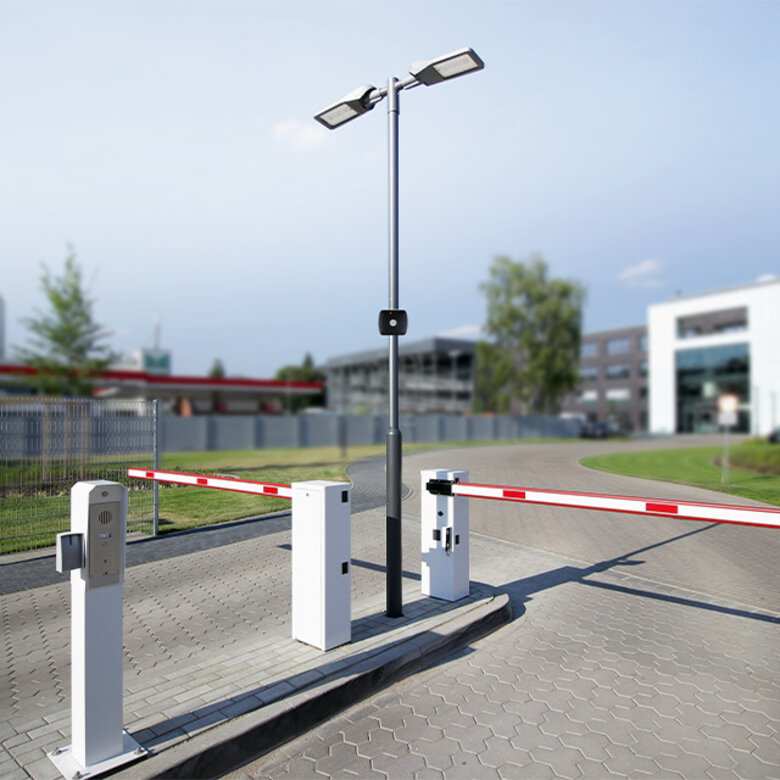 2000 tranSpeed vehicle identification TSU 200 at a barrier entrance