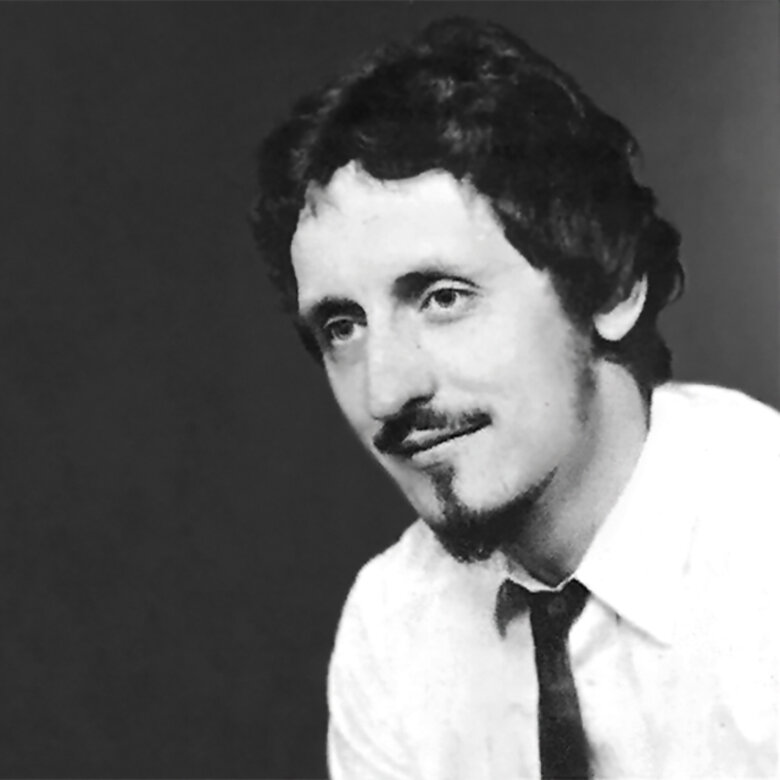 1978 Founding of deister electronic Black and white portrait of a man